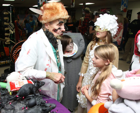 Goshen Halloween party was a frightful sight