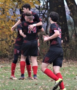 Leka scores twice in Wamogo boys soccer win