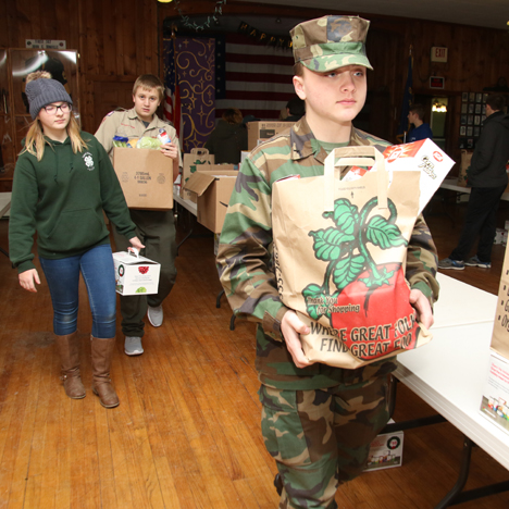 Families in need helped by Post 27