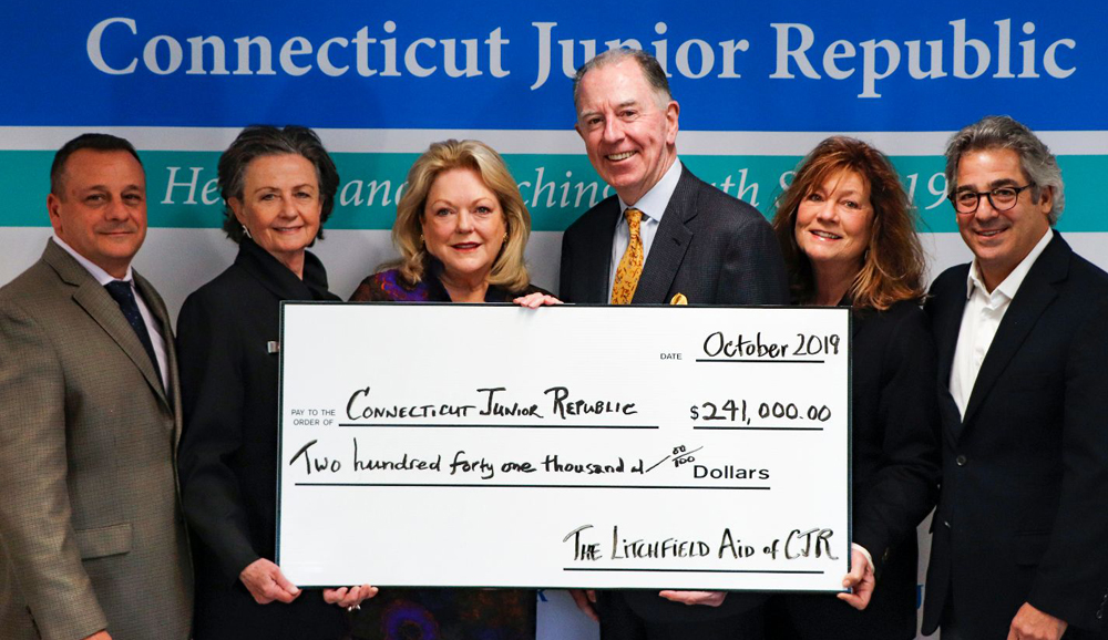 Litchfield Aid of CJR awards record gift