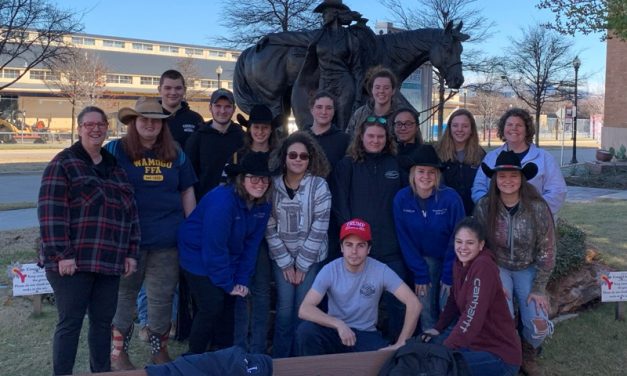 Wamogo students visit Texas stock show