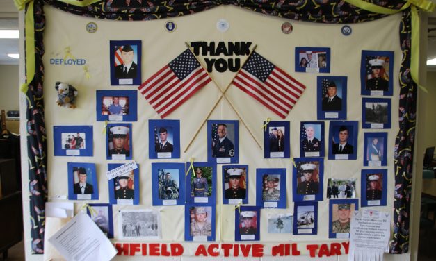 Display of military photos needs updating