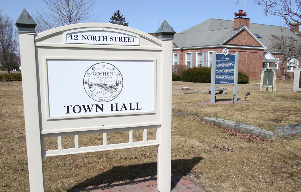 Goshen Town Hall open by appointment