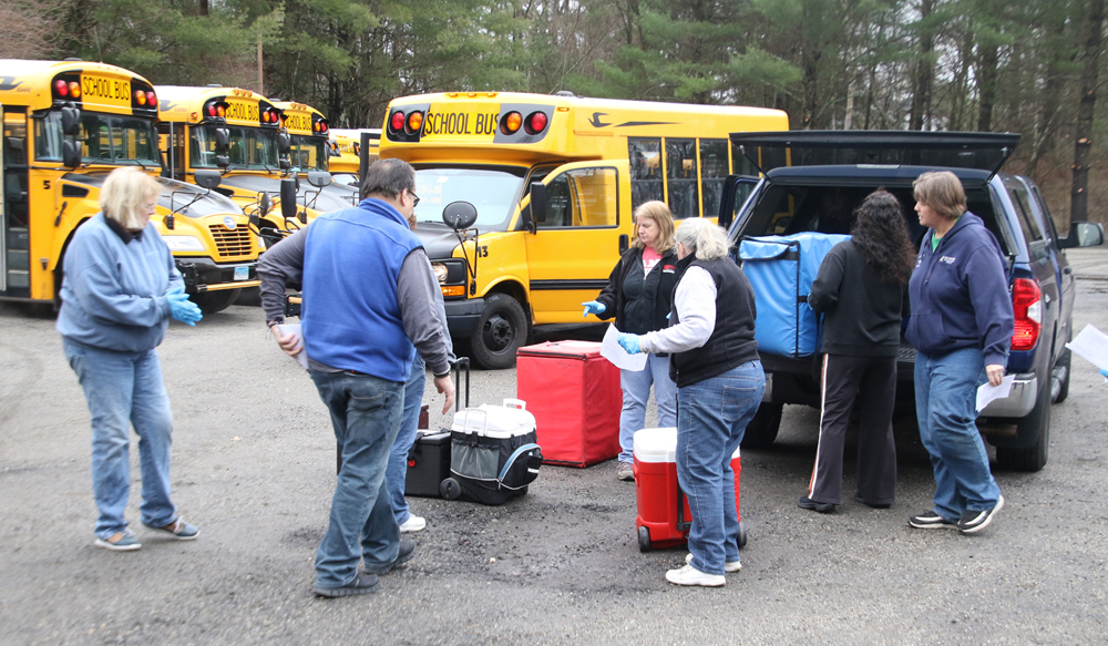 Schools and bus drivers back in business