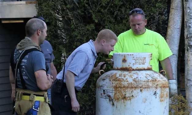 Propane leaks puts hold on caravan