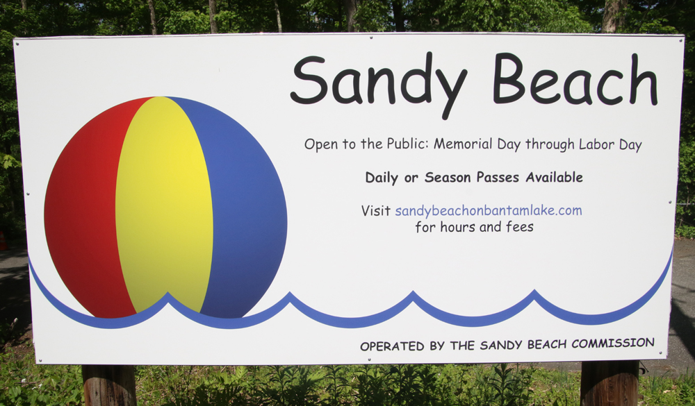 Sandy Beach open on weekends only