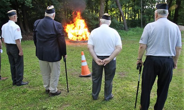 Flag Day service an honorable end for flags