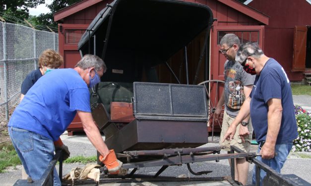 Made in Bantam, antique carriage comes home