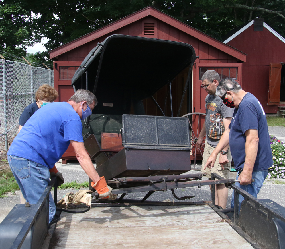 Made in Bantam, antique carriage comes home