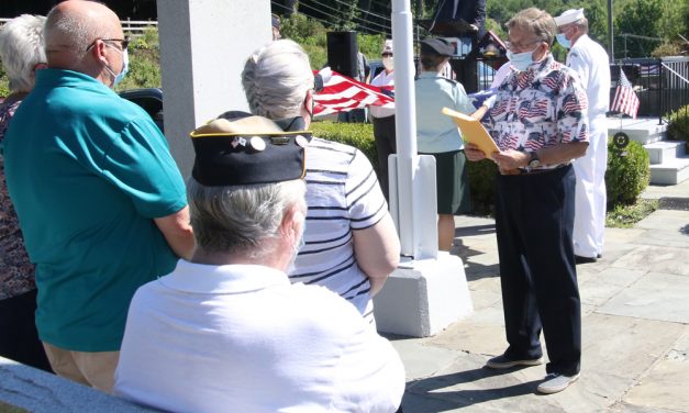 Post 44 honors a World War II veteran