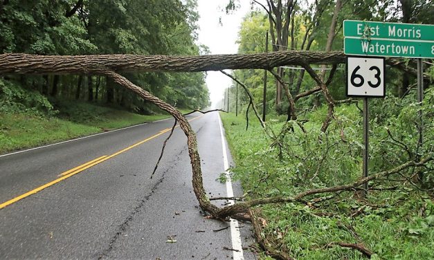 Thunderstorm delivers a strong punch