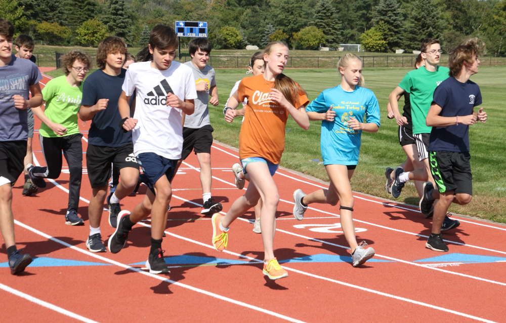 Cross-country teams christen new surface