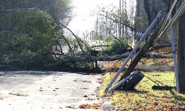 Sunday night storm delivered a punch