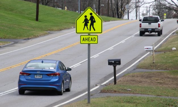 Group gets to work on crosswalk safety