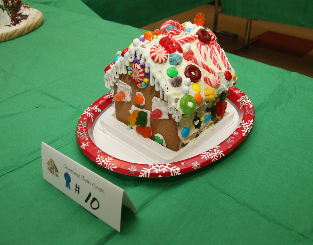 Gingerbread house contest winner named