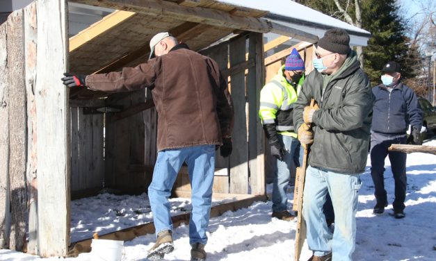 Nativity scene placed at St. Thomas in Goshen