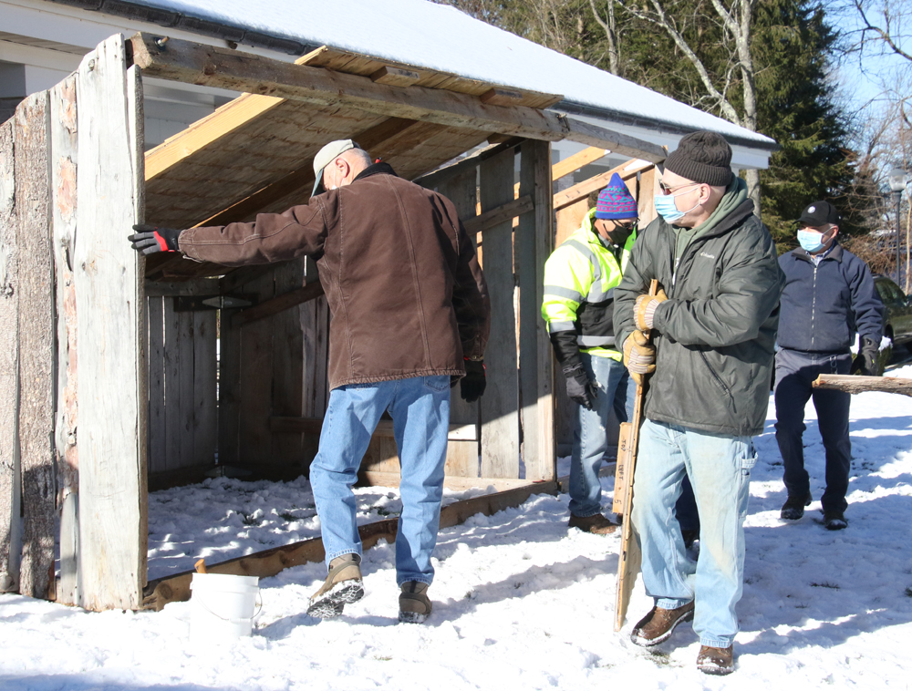 Nativity scene placed at St. Thomas in Goshen