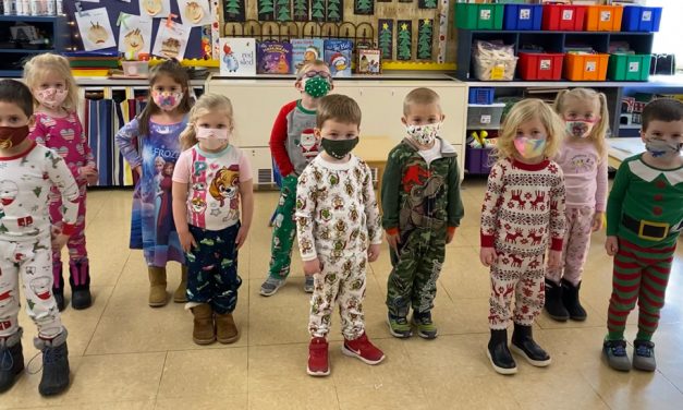 Goshen Center School in PJs for good cause