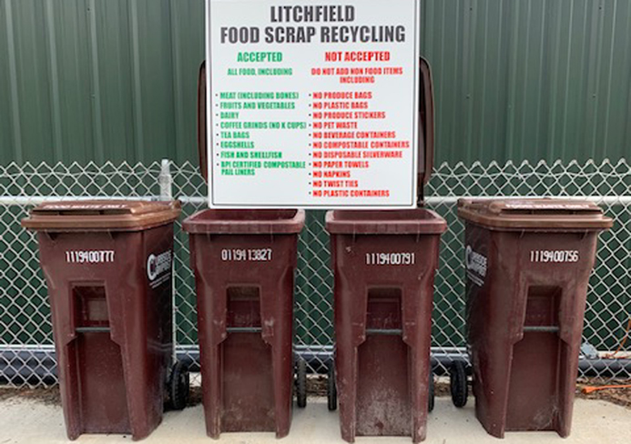 Food scraps accepted at recycling center