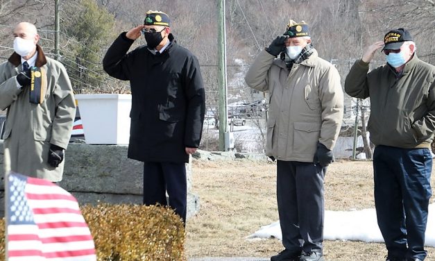 On a cold morning, Post 44 pays tribute