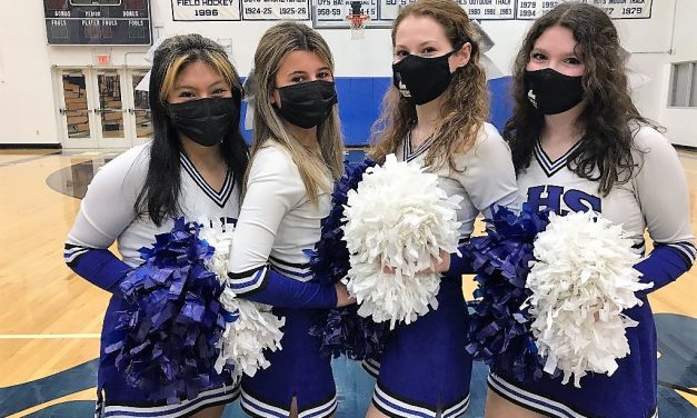 Litchfield cheerleaders showed spirit