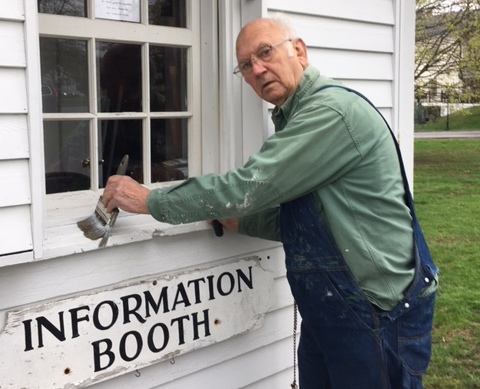 Information booth open for the season