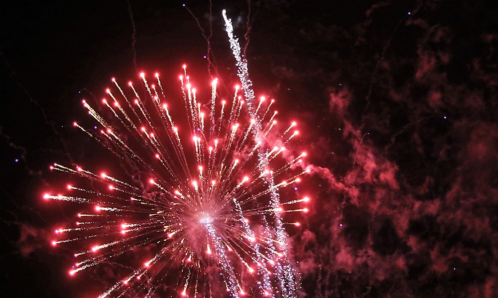 Fireworks show rescheduled for Monday