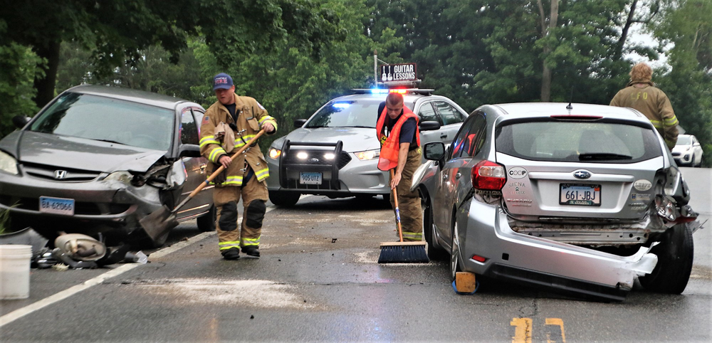 Three injured in two-car accident Tuesday