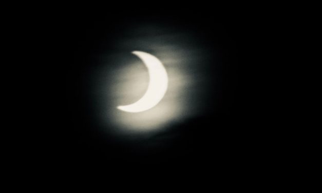 Partial eclipse captured from Chestnut Hill