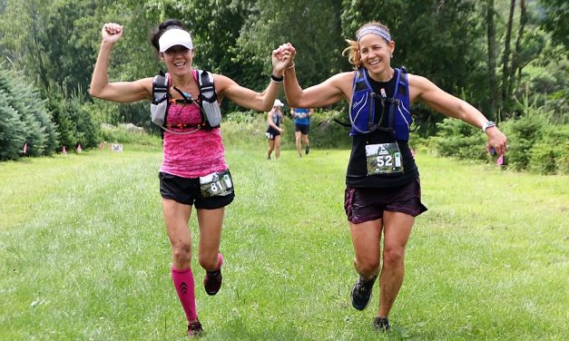 Trail runners brave rugged course in Warren