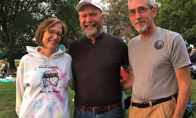 Martineau campaign stops on the Green