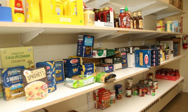 Social services food pantry looking good