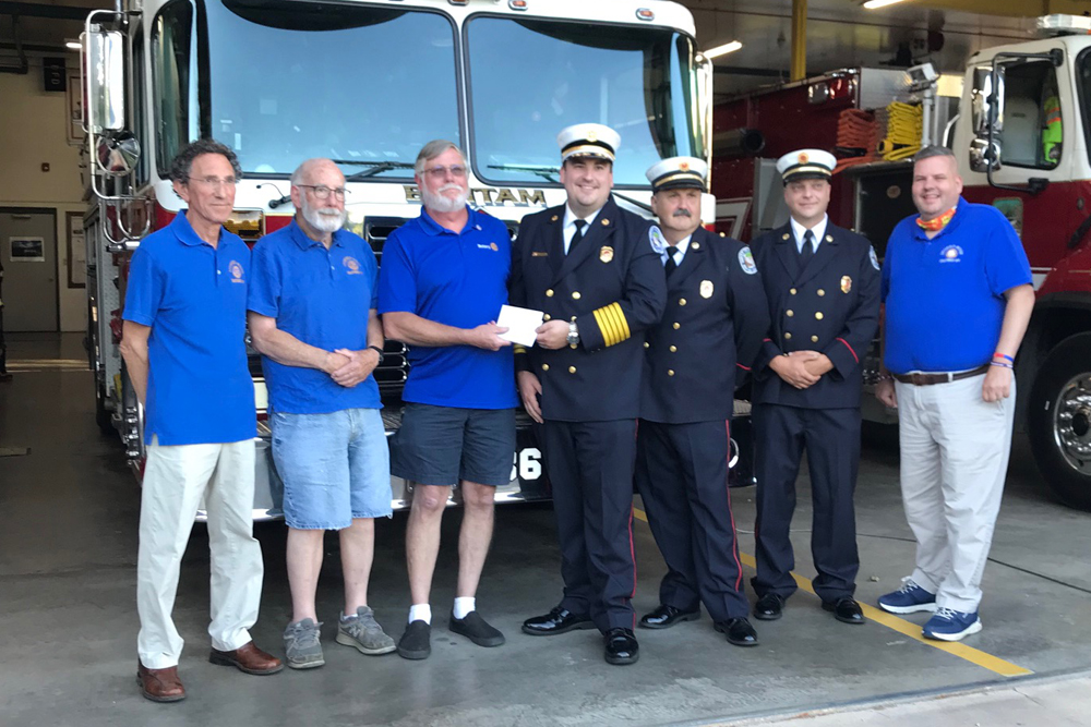 Rotary Club donates to fire departments
