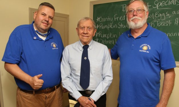 Rotary Club tends to business at meeting
