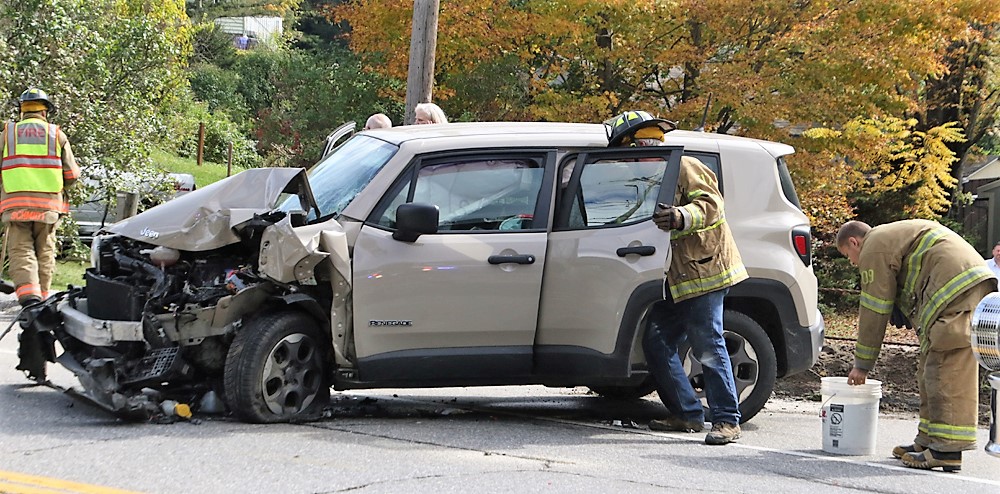 Two vehicles involved in East Street crash