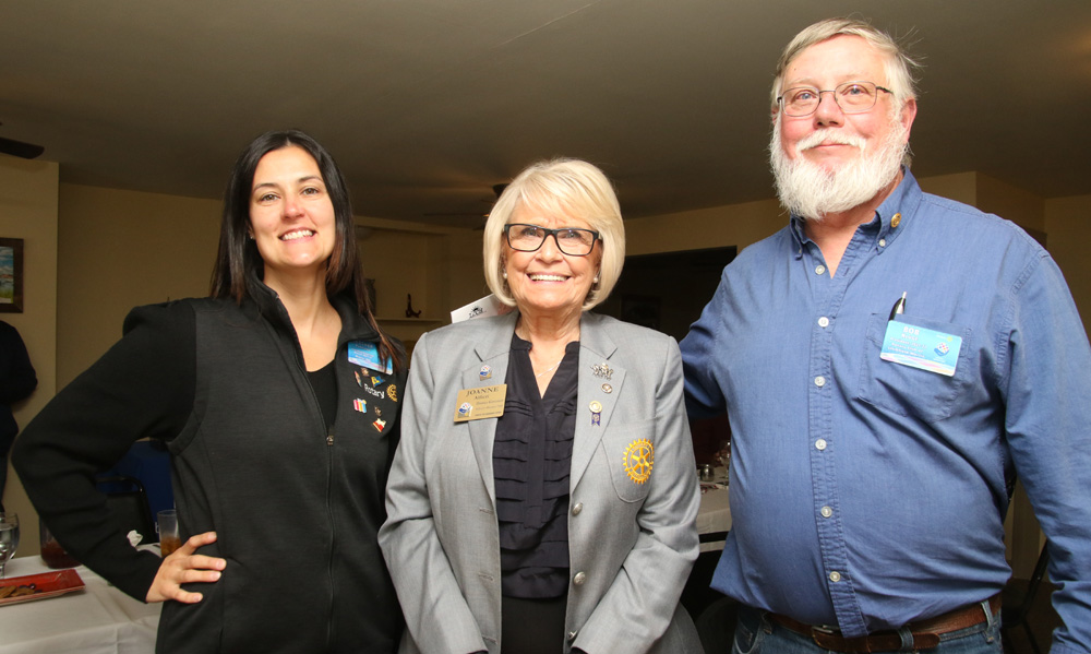 Top Rotary officials applaud local club