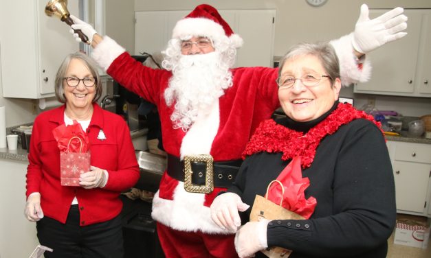 Santa a guest at Morris Senior Center party