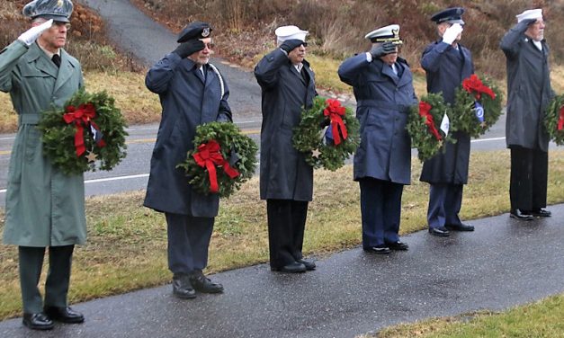 Wreath placement a Bantam tradition