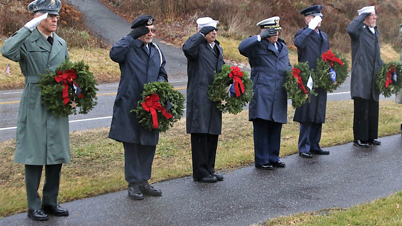 Wreath placement a Bantam tradition