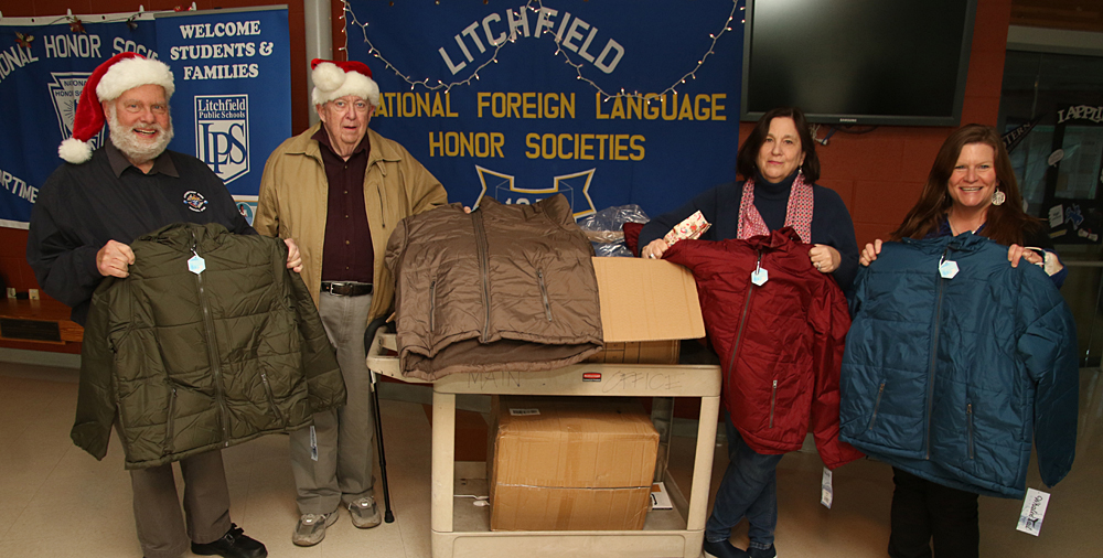 Winter coats donated to Litchfield schools