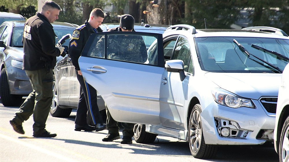 Big police presence on Baldwin Hill Road