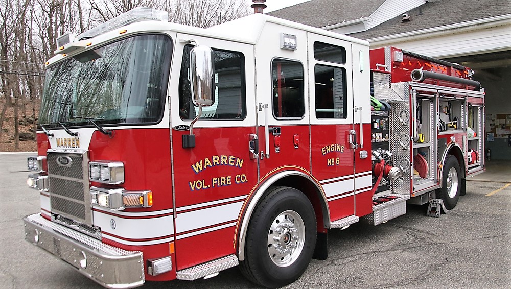 Warren’s new fire truck is in the house