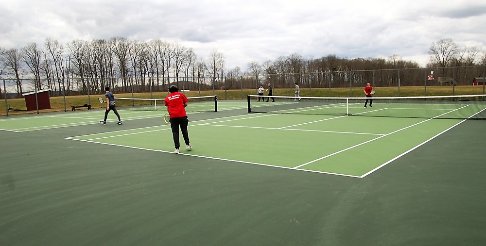 New tennis courts in play at Wamogo