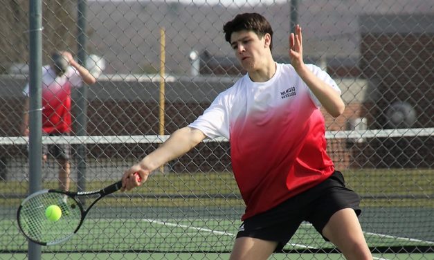 Wamogo boys outslugged in tennis opener