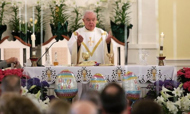 He has risen: Easter Mass at St. Anthony’s