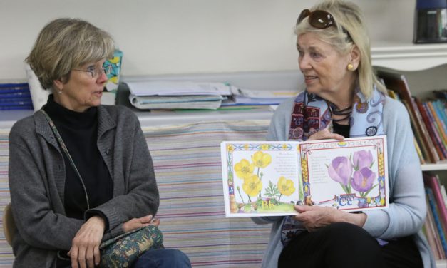 Garden club members visit Center School