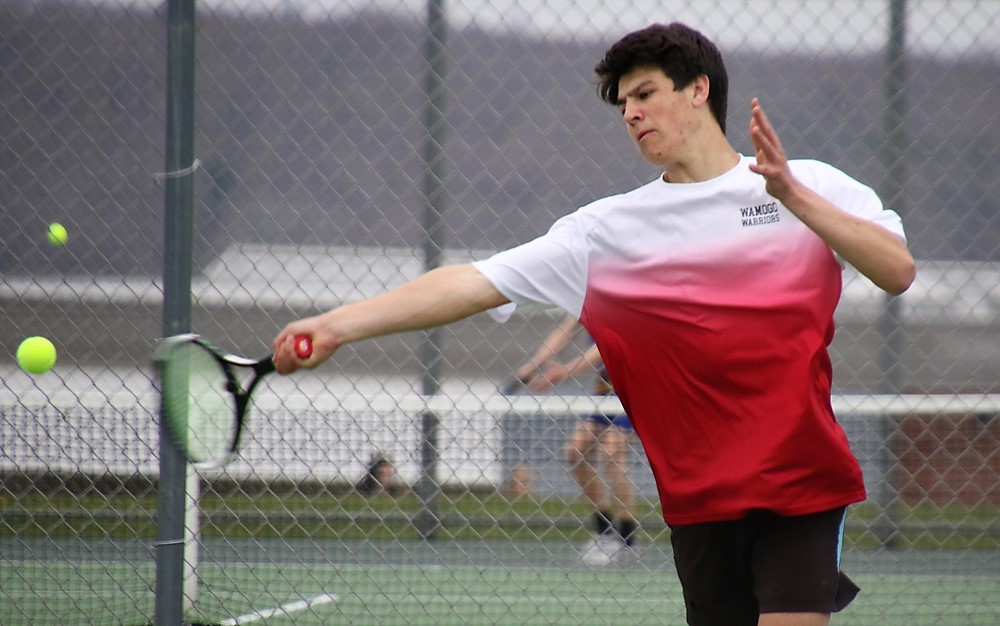 Wamogo falls short in BL tennis contest