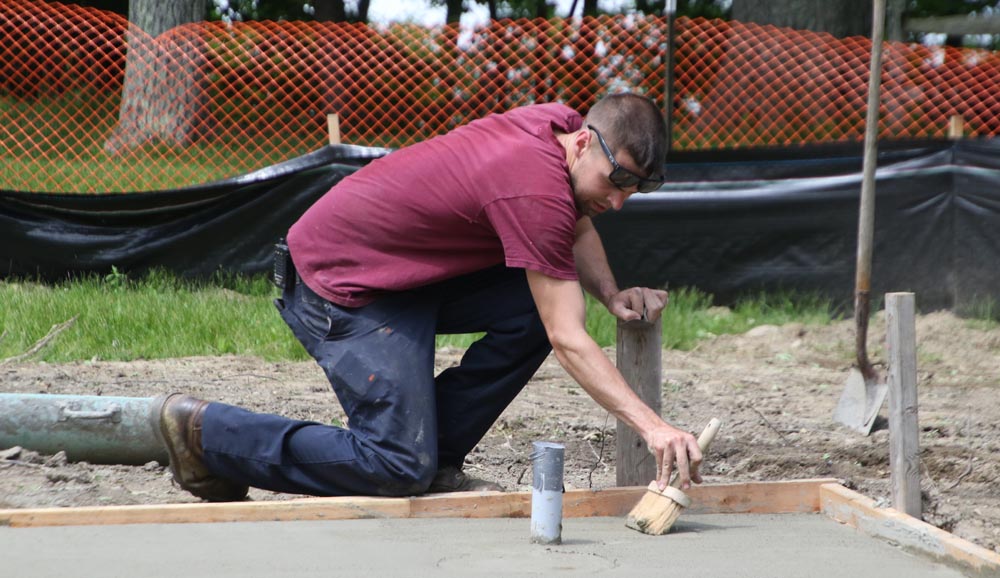 New camp pavilion taking shape in Goshen