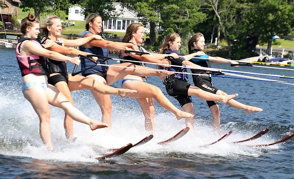 Bantam Lake ski show a thrill on water