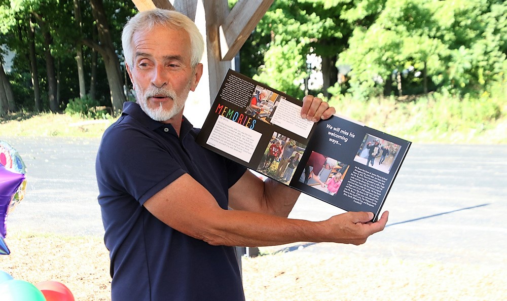 Morris school salutes Bruce Richard